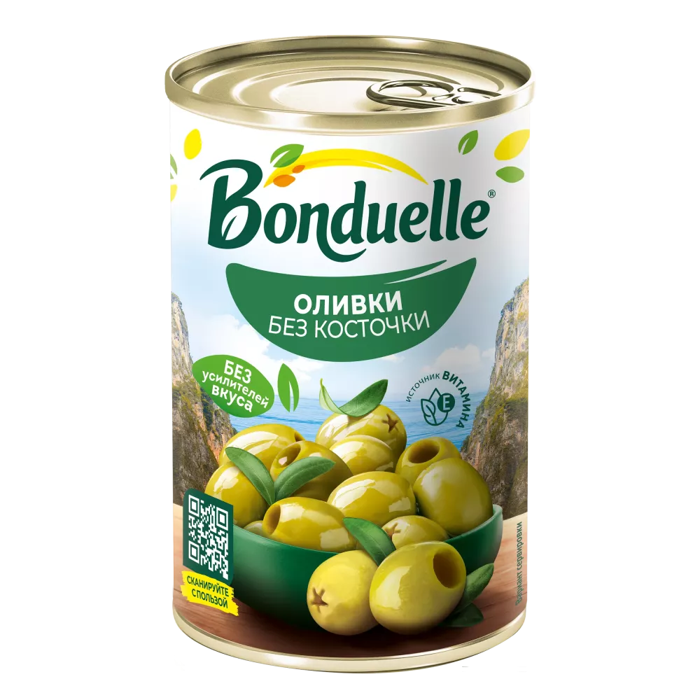 Bonduelle şäniksiz ýaşyl zeýtunlar, 300 g